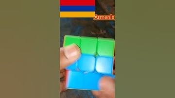 #flag How to make flag of Armenia in Rubik