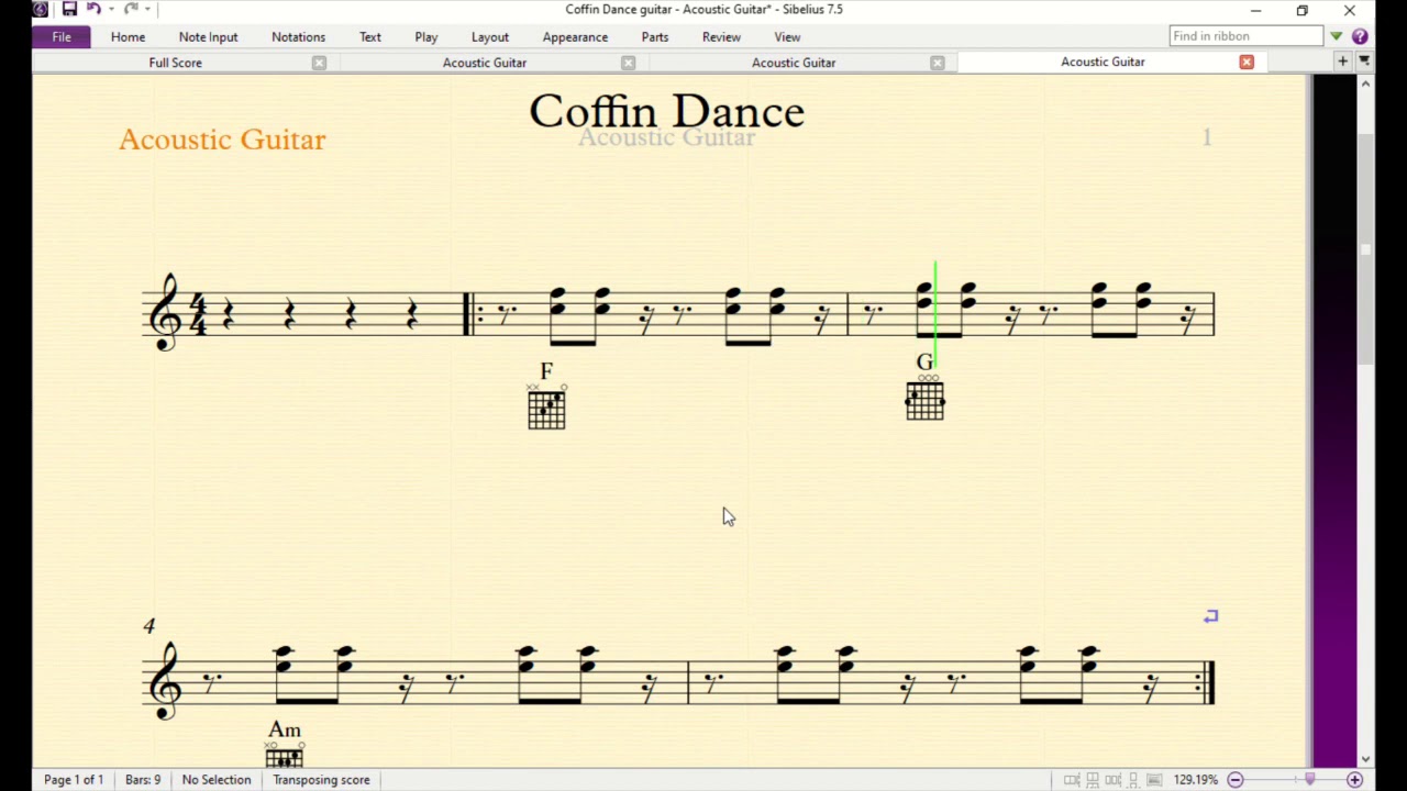 coffin dance 3 guitars YouTube