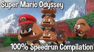 Super Mario Odyssey 100% Speedrun Highlight Compilation