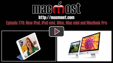New iPad, iPad mini, iMac, Mac mini and MacBook Pro (MacMost Now 778)