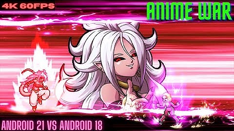 [4K 60] FPS ANDROID 18 VS ANDROID 21 IN JUMP FORCE MUGEN V7