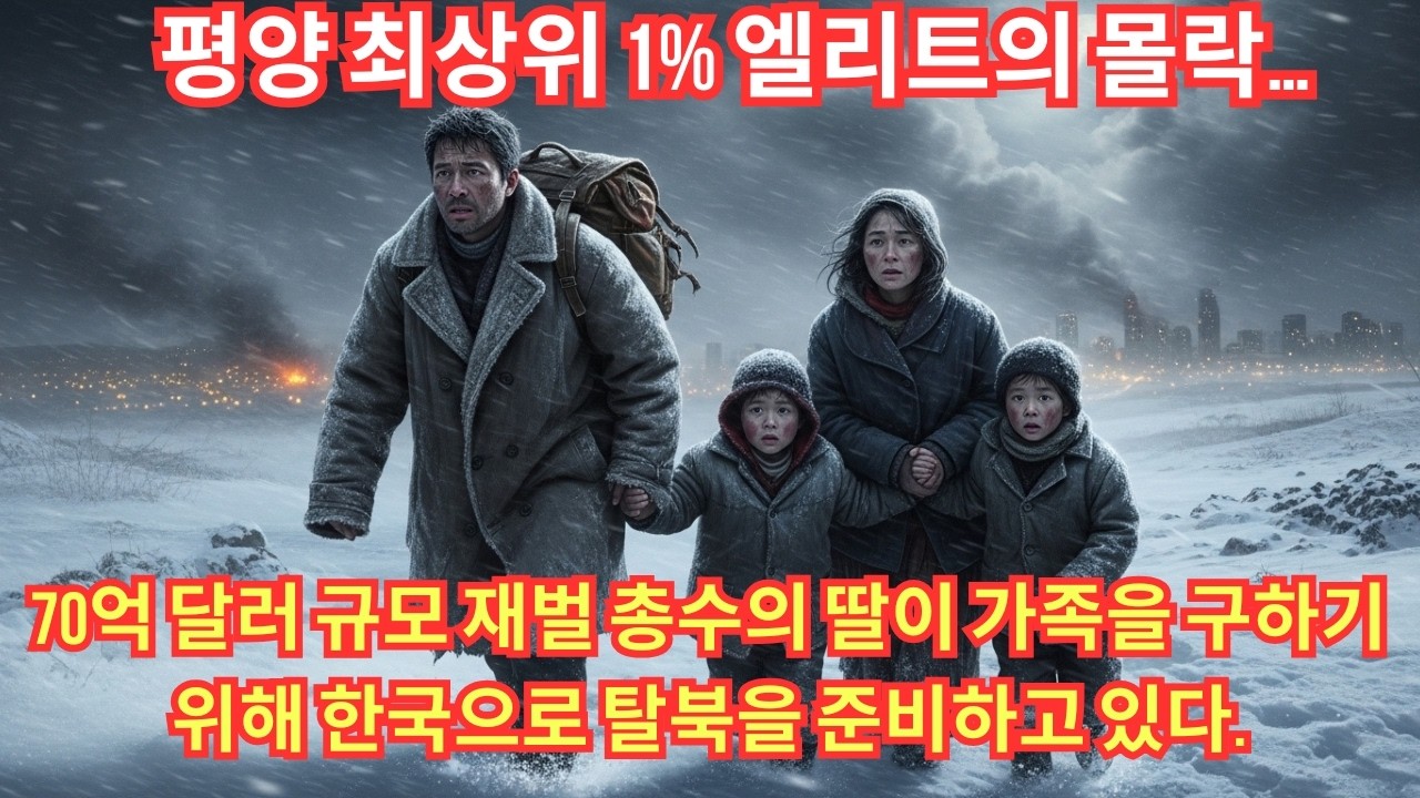 평양 최상위 1% 엘리트의 몰락… ‘70억 달러 재벌’의 딸이 가족을 구하기 위해 한국으로 망명할 준비를 하고 있다.