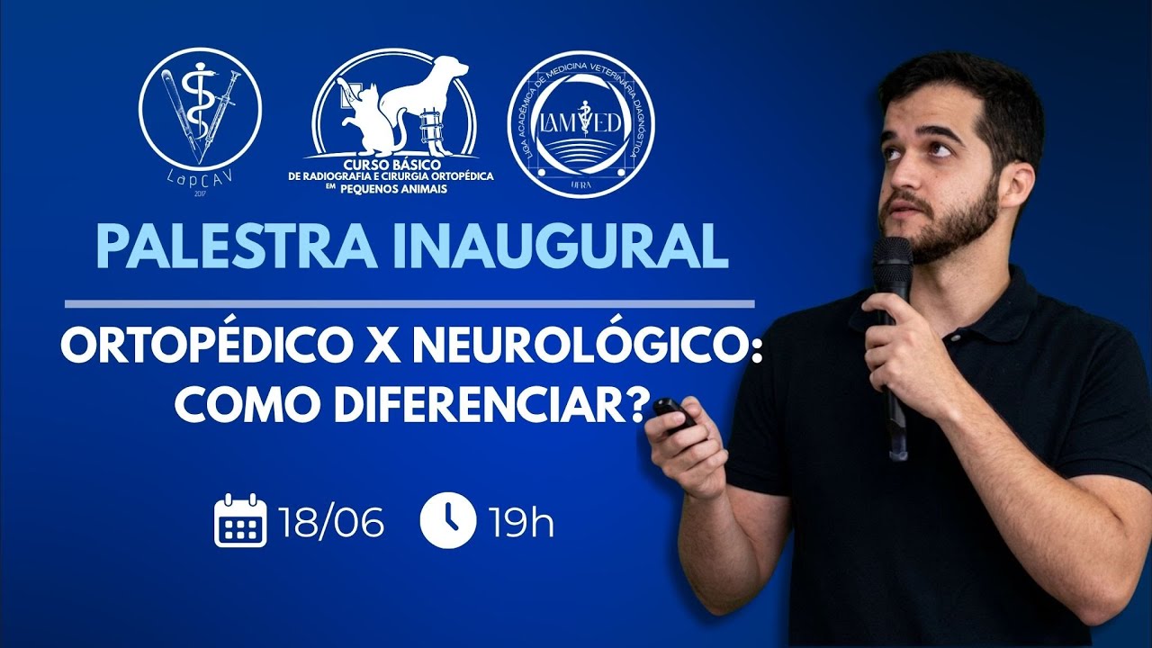 🔴LIVE PALESTRA INAUGURAL || ORTOPÉDICO X NEUROLÓGICO: COMO DIFERENCIAR? COM DR. HUGO CANELAS