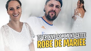 J'essaye des robes de mariée, j'crois @Valouzz est prêt à m'épouser (ou pas) ????