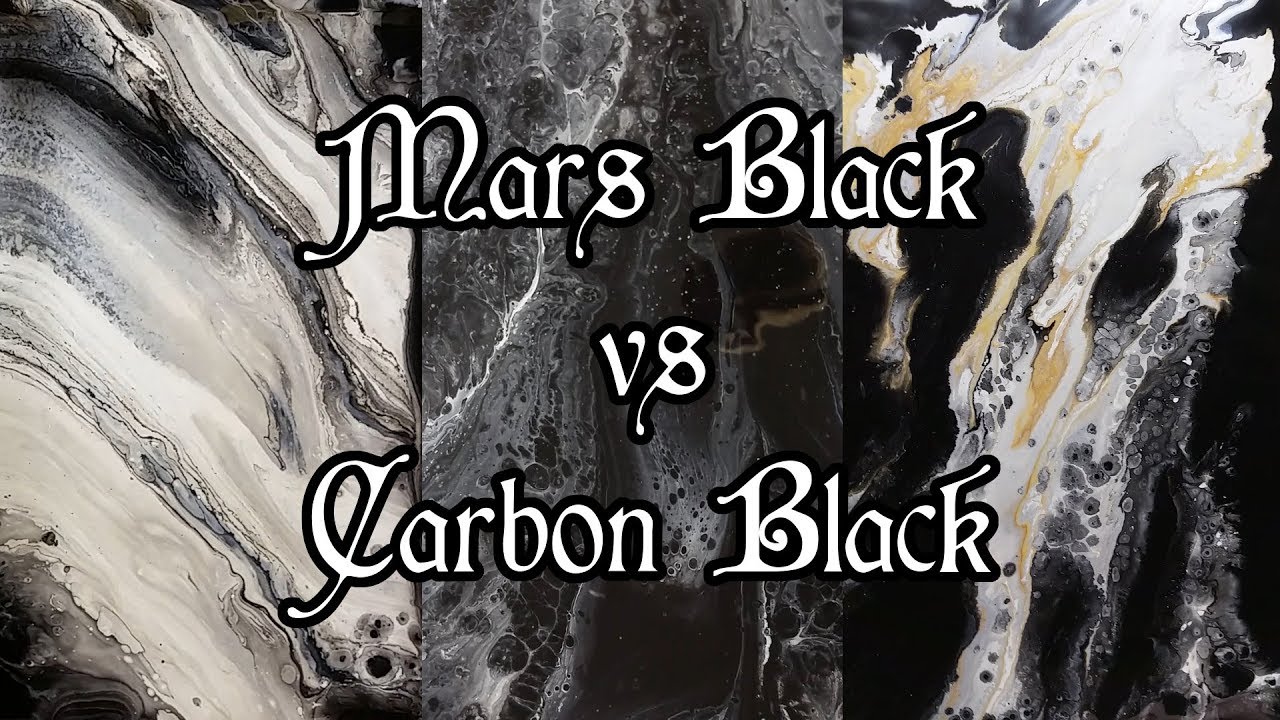 021 Fluid Art - Mars Black versus Carbon Black 