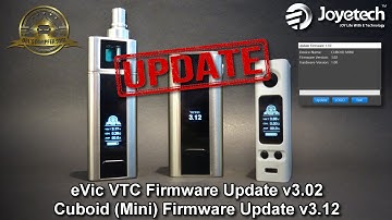 Firmware-Update für eVic VTC, Cuboid & Cuboid Mini