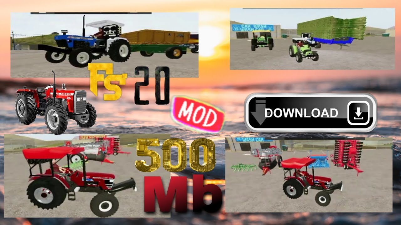 🚜FS20 NEW INDIAN TRACTOR MOD DOWNLOAD|| 💯FS20 NEW MODIFIED TRACTOR MOD||🔥 FS20 NEW LITE MOD APK|| 💯💯