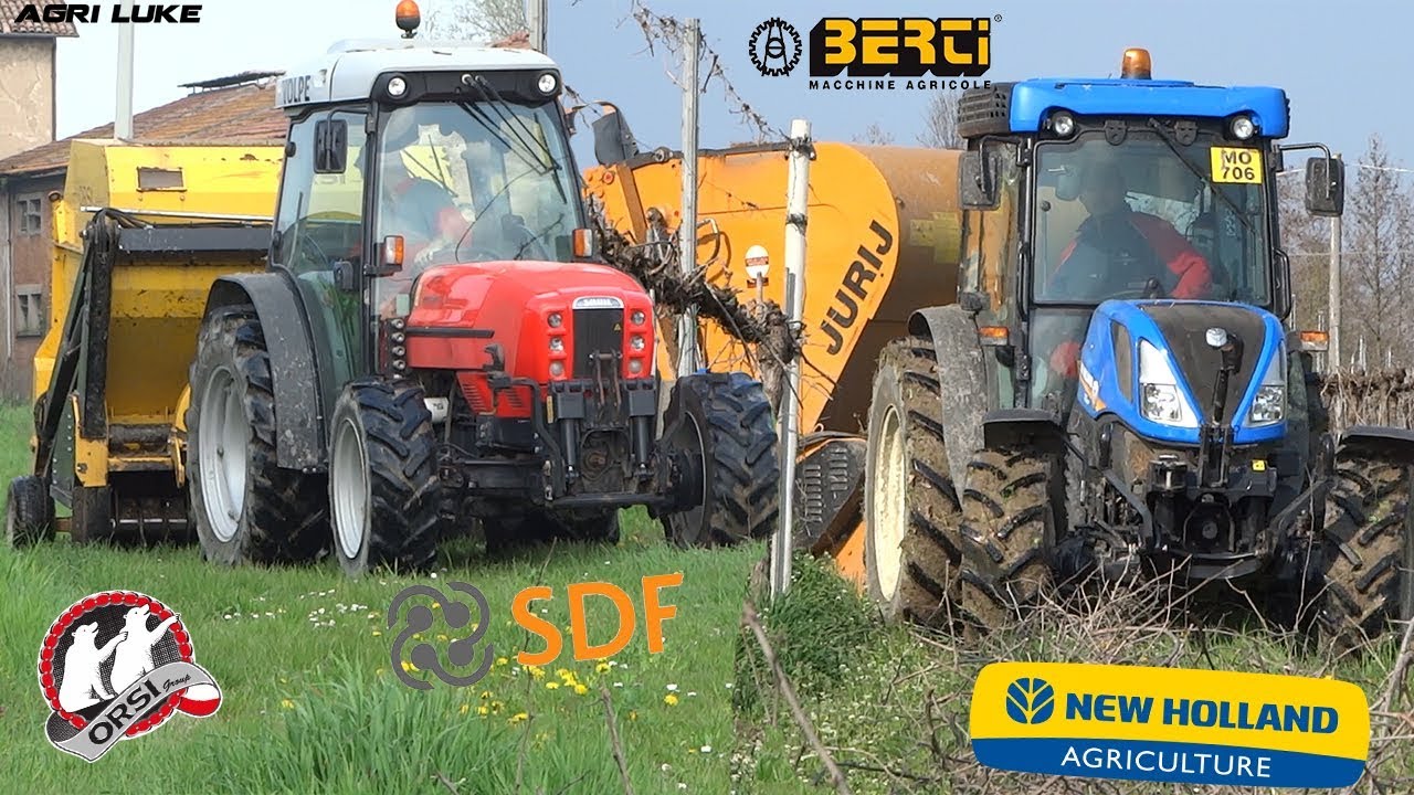 NewHolland T4.90F | Same Frutteto | Berti PICKER/C | Orsi WPKM