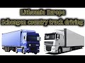 Europe truck driving life lithuania europe  trucking the reality of european countries