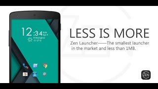 Zen launcher Introduction Video screenshot 1