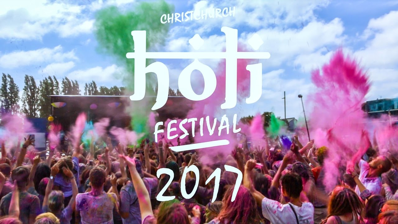 Christchurch Holi Festival of Colours 2017 YouTube