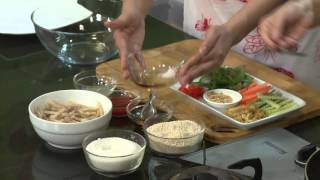 Chương trình dạy nấu món chay Gỏi ngó sen Hướng dẫn: Nguyễn Dzoãn C...
