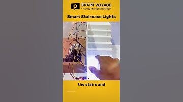Smart Arduino Motion-Sensing Staircase Lights | DIY Automatic LED Steps! #diy #arduino #project