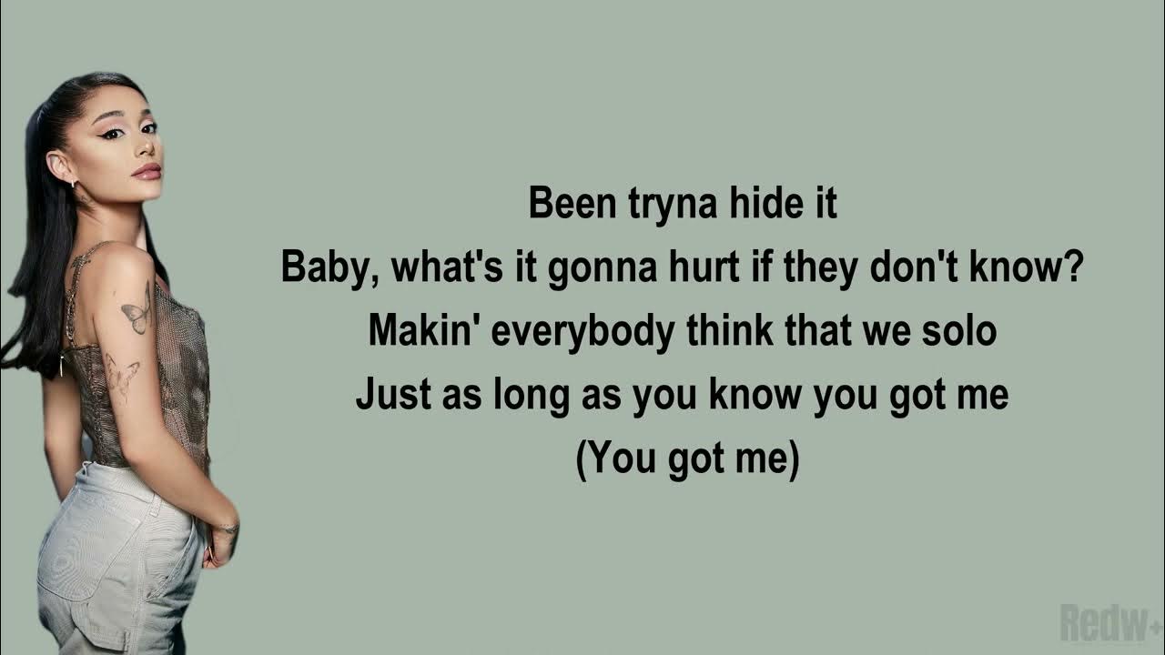 Ariana Grande Side To Side Tekst Ariana Grande ft.Nicki Minaj - Side To Side (Lyrics) - YouTube
