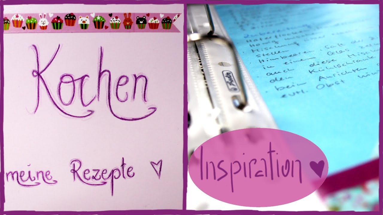 Inspiration Eigenes Kochbuch Gestalten Selfmade Sunday Youtube