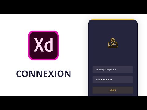 Tutoriel Adobe XD - Créer une page de connexion (App mobile)