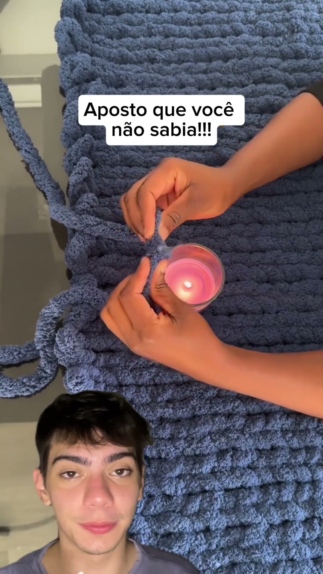 Use fogo pra unir fios de plástico sintético! Truque prático que não desgruda nunca! ?✨
