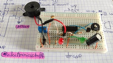 Time Delay Circuit with LM324 & LDR #lm324 #darksensor #ldr