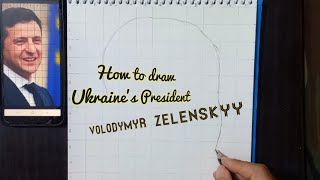 how to draw Volodymyr Zelenskyy|Ukraine's Prisident|part- 1|potrait|drawing for all | thapa art