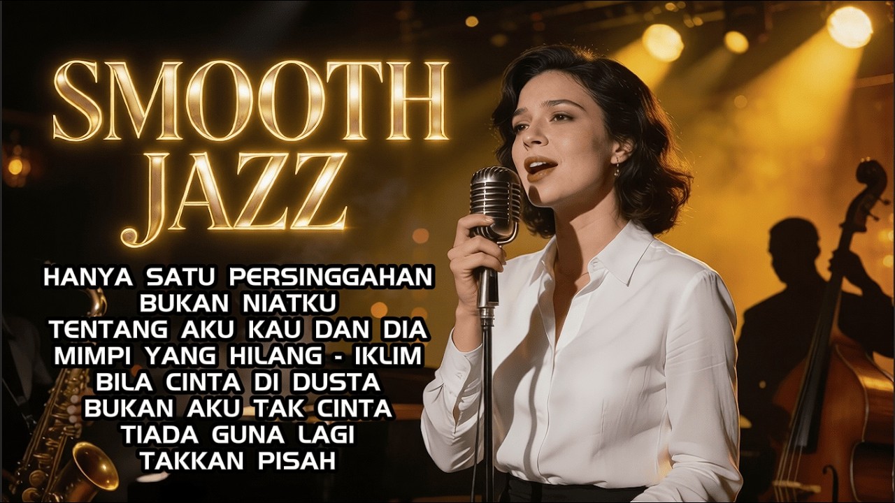 🎷 Relaxing Smooth Jazz | Jazz Cover Santai  Lagu Hits Paling Enak Didengar