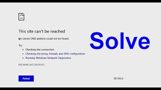 Solved: This site can’t be reached [ Fix with various DNS server ]