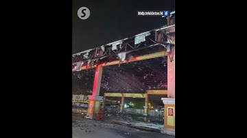 Lorry driver nabbed in Teluk Intan after unlicensed fireworks display sparks blaze