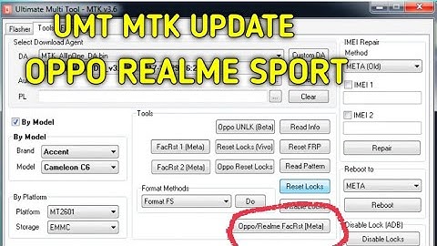 UMT UPDATE MTK v3.6 TOOL OPPO RELME SPORT