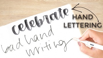How To Handletter When You Have Bad Handwriting (easier than you might think!)