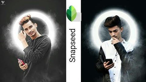 Snapseed Ring Light Photo Editing Tricks.. Snapseed step by step 2020 Part 3