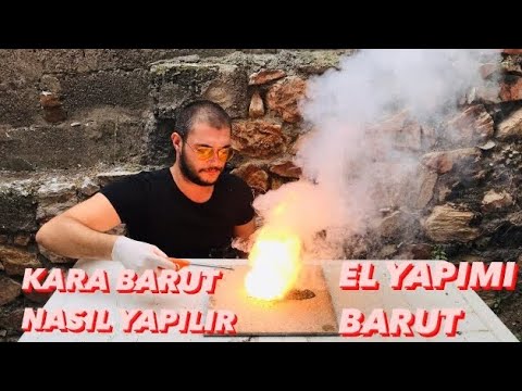 KARA BARUT NASIL YAPILIR EV YAPMI BARUT NASIL YAPILIR BLACK POWDET