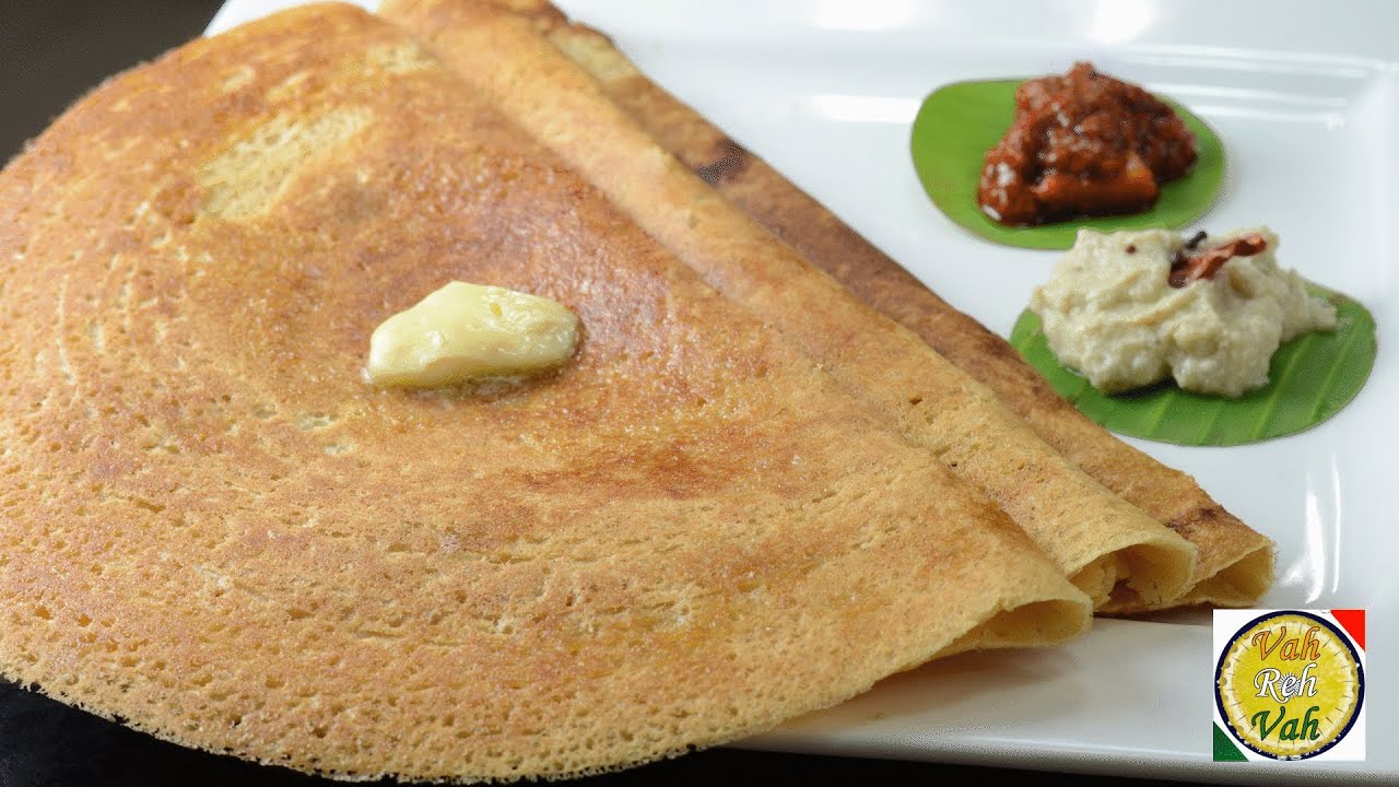 Instant Butter Roast Dosa - Wheat Flour - By VahChef @ VahRehVah.com | Vahchef - VahRehVah