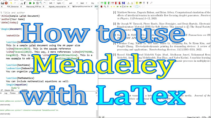 Streamline Your LaTeX Writing with Mendeley
