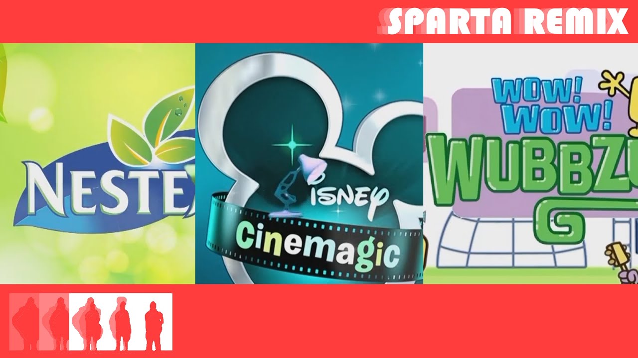 Famous Brands Pixar Logos - Sparta Distructor Remix