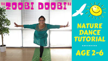 Zoobi Doobi | Nature Dance Tutorial | Easy Dance | Ages 2-6