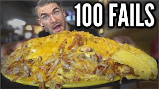 BRUTAL 'BELLY BUSTER' OMELETTE CHALLENGE | Giant Breakfast Challenge in Iowa