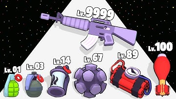 Weapon Bag Rush - Level Up Weapon Max Level Gameplay