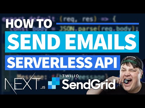 Send Emails with SendGrid & Next.js Serverless Functions - Contact Form Tutorial