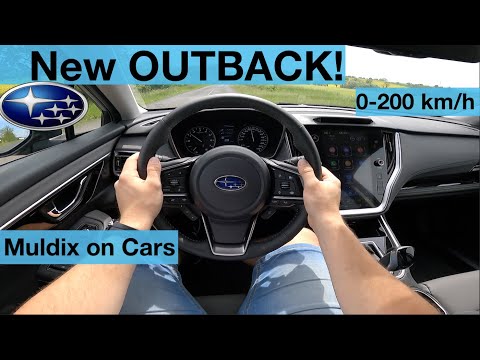 Subaru Outback 2.5i (124 kW) POV Test Drive + Acceleration 0-200 km/h