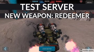 War Robots [3.5] Test Server: 2 New Weapons - REDEEMER and GUST & Team Deathmatch