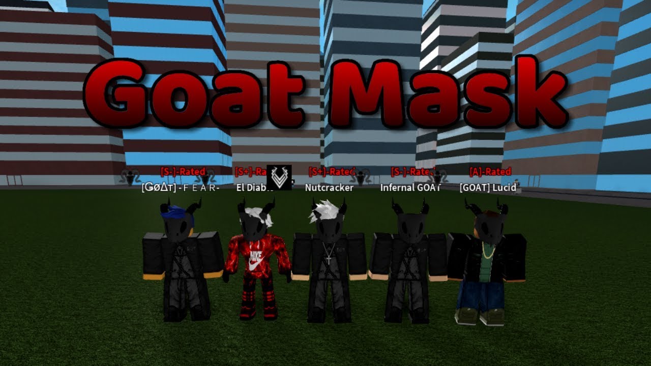 Ro Ghoul New Mask Goat Mask Showcase Roblox Youtube