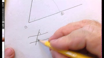 Compass Construction Copy an Angle, Parallel Lines