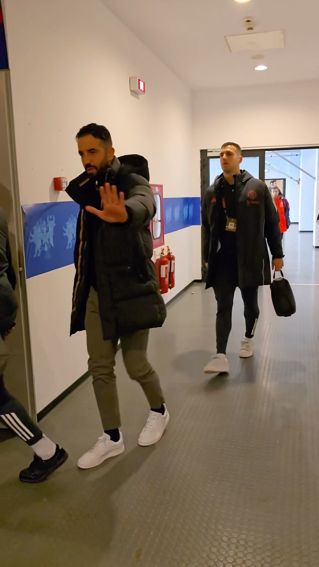United Arrive For Europa League Clash ?