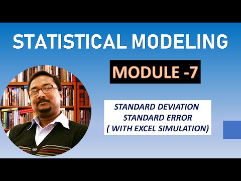 7.STANDARD DEVIATION AND STANDARD ERROR