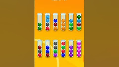 Ball sort-Bubble sort puzzle Game Master level 37