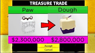 trading dough, paw and string fruit for good offer or good