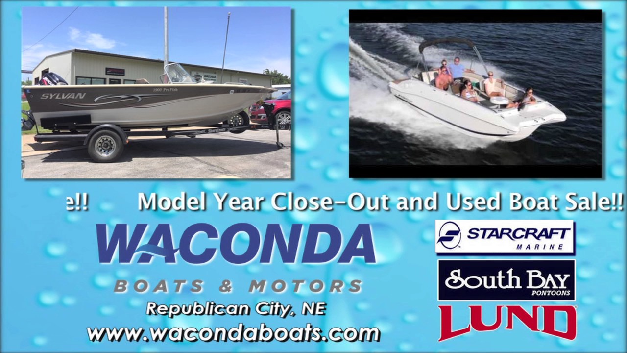 Waconda Boats PRE 2017SaleDeckboatsUsed REV YouTube