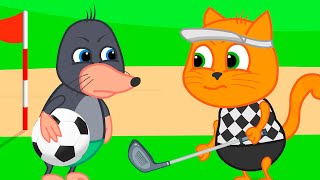 Cats Family in English - Football vs golf Cartoon for Kids by Cats Family in English 2,701 views 21 hours ago 30 minutes