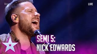 Nick Edwards: Dad Singer Sings ORIGINAL Song AND LEAVES TEARS All Around! | Semi Finals BGT 2022