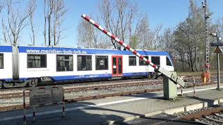 Bahnsteigschranke Bobingen (b. Augsburg) /4K