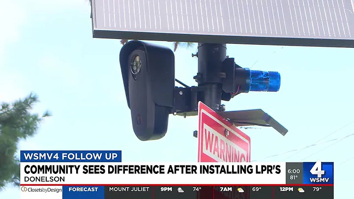 Community sees difference after installing LPRs